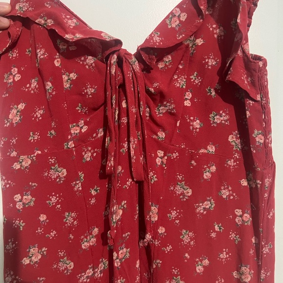 American Eagle Red Dress Size Extra‎ Small New with Tags - Picture 6 of 7